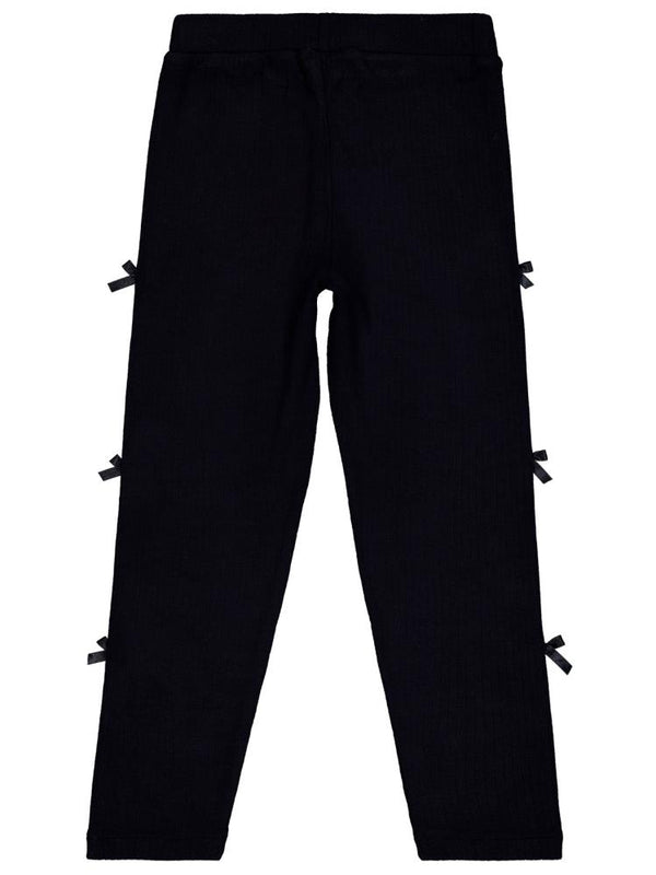 Civil Girls Fiyonklu 6-9 Yaş Tayt - Siyah