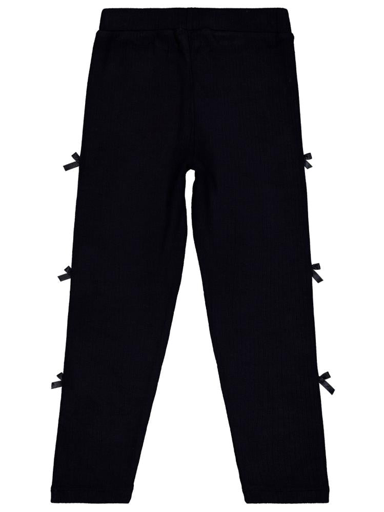 Civil Girls Fiyonklu 6-9 Yaş Tayt - Siyah