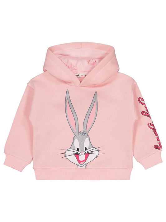 Bugs Bunny 2-5 Yaş Sweatshirt - Pembe