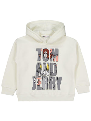 Tom And Jerry 2-5 Yaş Sweatshirt - Ekru