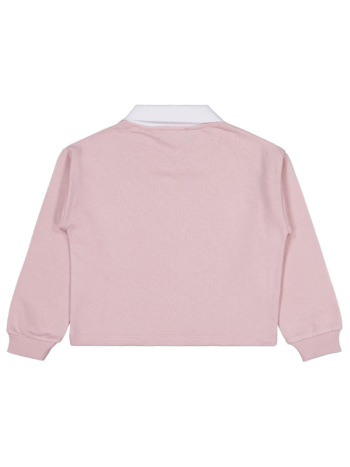 Harry Potter Sweatshirt | 3 İp Şardonsuz Uzun Kol Bisiklet Yaka | Okul Kreş ve Günlük Kullanım - Pembe