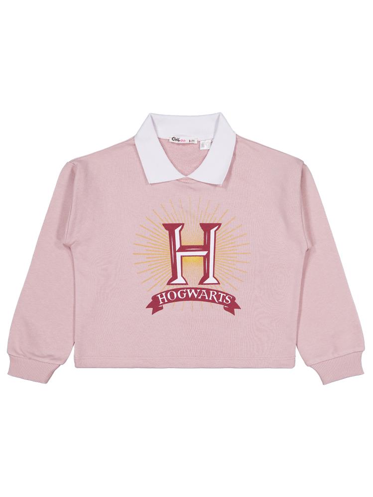 Harry Potter 10-13 Yaş Sweatshirt - Pembe