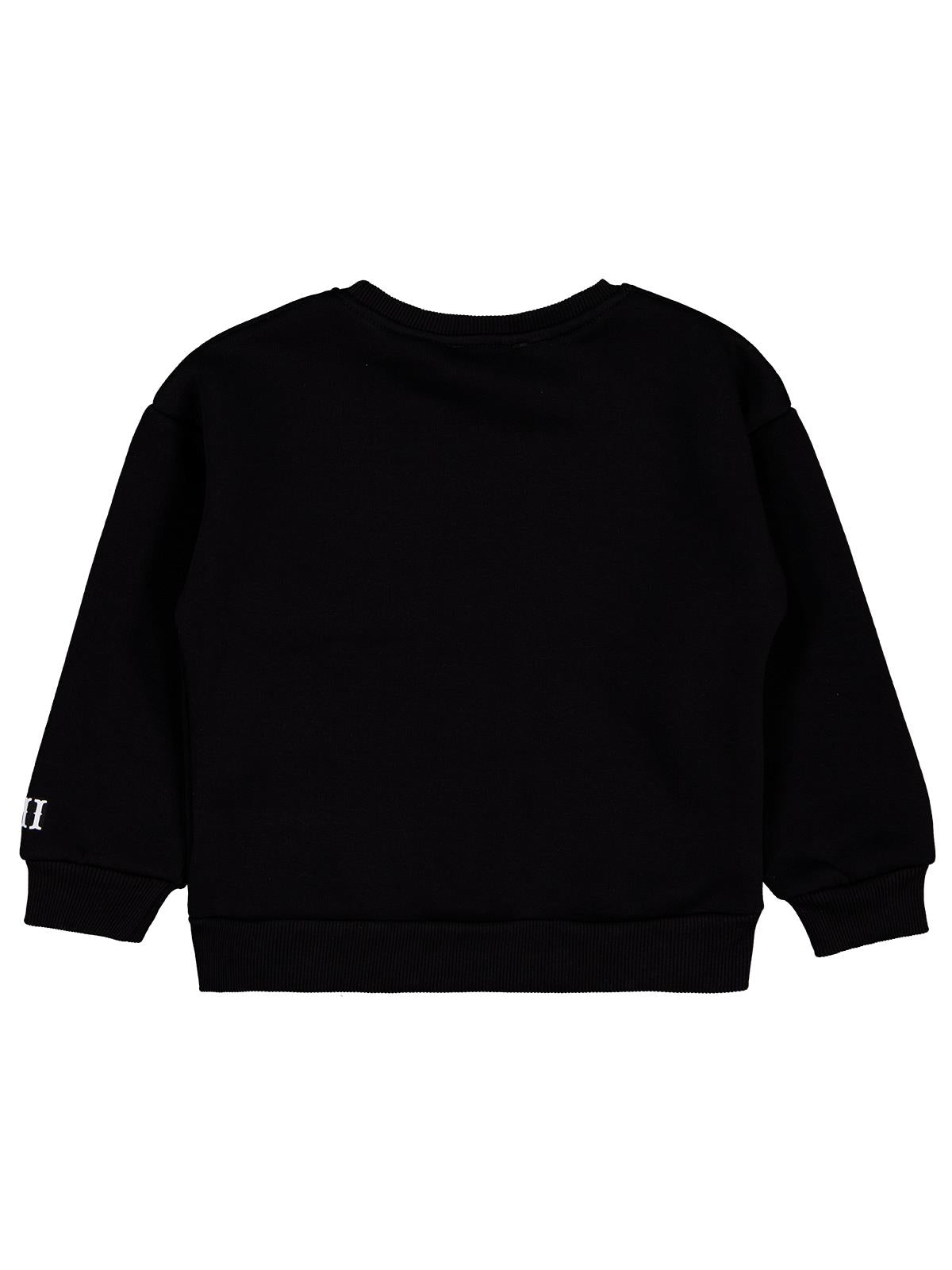 Kuromi 6-9 Yaş Sweatshirt - Siyah