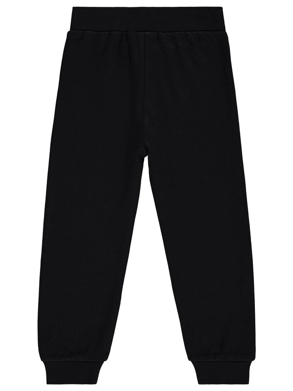 Civil Girls Renkli Kelebek Baskılı 2-5 Yaş Eşofman Altı - Siyah