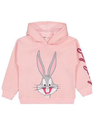 Bugs Bunny 6-9 Yaş Sweatshirt - Pembe