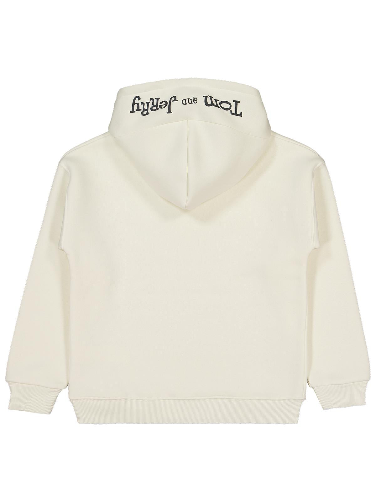 Tom And Jerry 10-13 Yaş Sweatshirt - Ekru