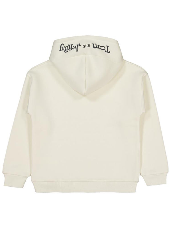 Tom And Jerry 10-13 Yaş Sweatshirt - Ekru