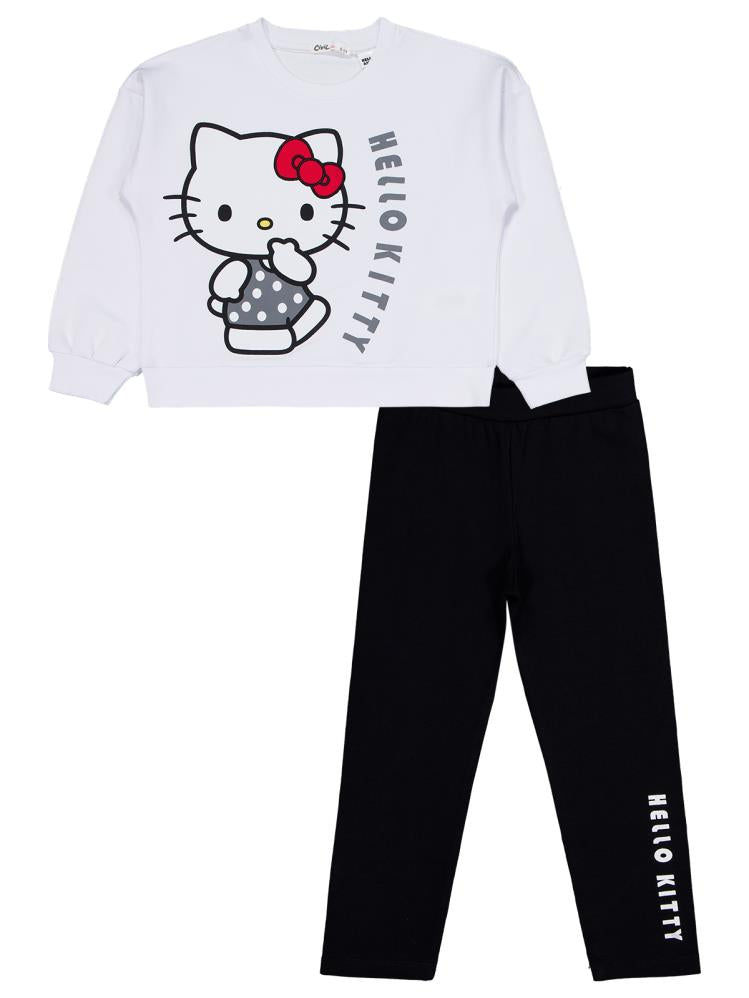 Hello Kitty 6-9 Yaş Takım - Beyaz