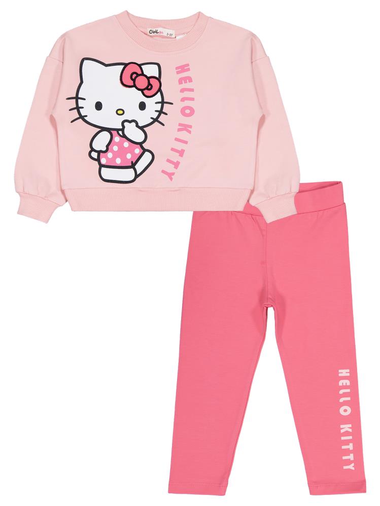 Hello Kitty 2-5 Yaş Takım - Pembe