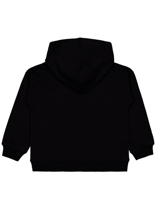 Looney Tunes Sweatshirt | 2 İp Uzun Kol Kapşonlu Baskılı | Okul Kreş ve Günlük Kullanım - Siyah