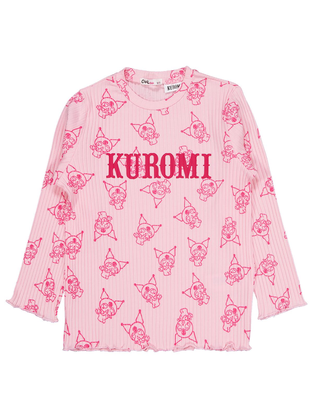 Kuromi 6-9 Yaş Pijama Takımı - Pembe