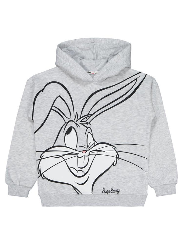 Bugs Bunny 10-13 Yaş Sweatshirt - Gri