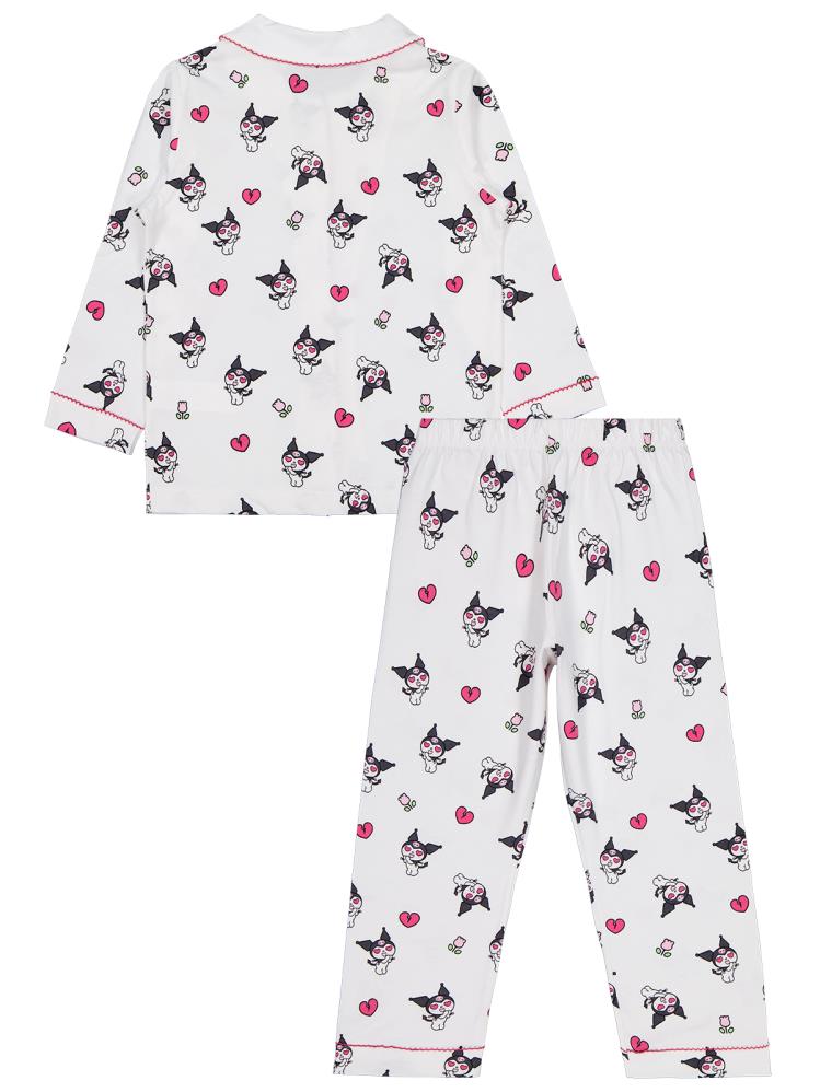 Kuromi 10-13 Yaş Pijama Takımı - Ekru