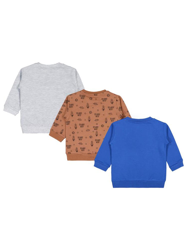 Civil Baby Astronot Baskılı 3'lü Set 6-18 Ay Sweatshirt