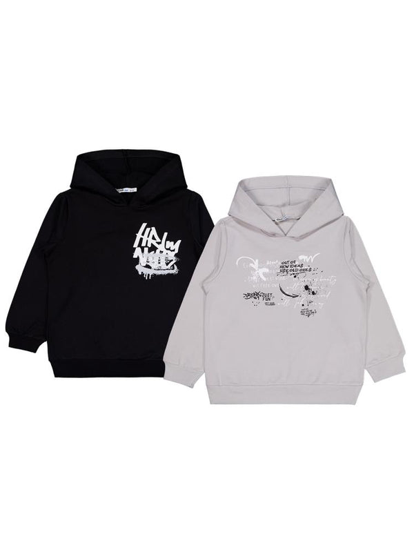 Civil Boys Rules Baskılı 2'li Set 6-9 Yaş Sweatshirt
