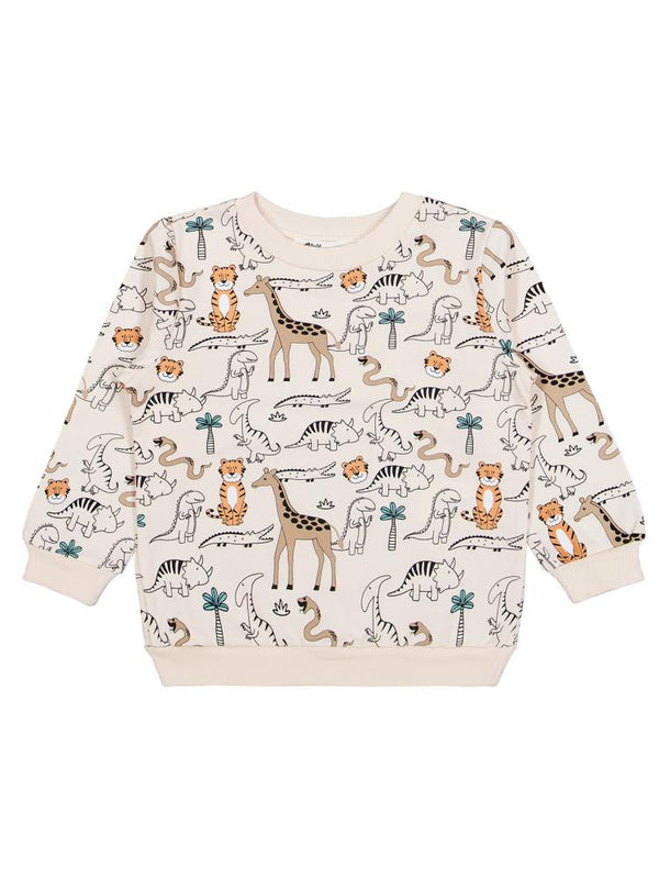 Civil Boys Safari Baskılı 3'lü Set 2-5 Yaş Sweatshirt