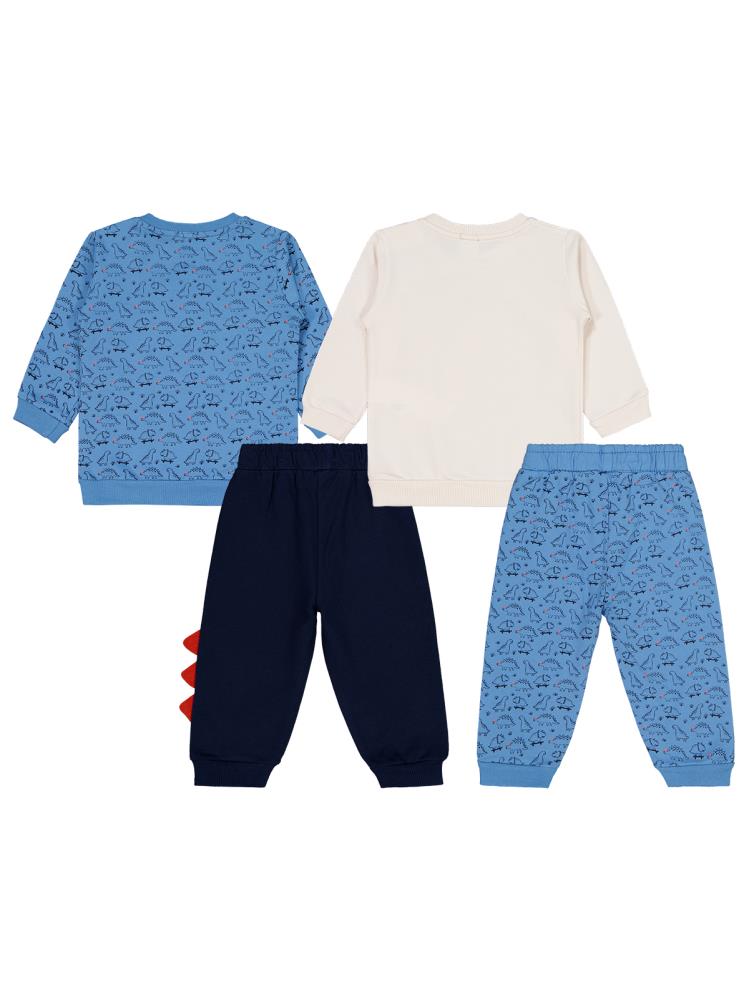 Civil Baby Dinazor Baskılı 2'li Set 6-18 Ay Takım