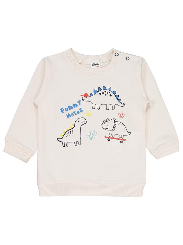 Civil Baby Dinazor Baskılı 2'li Set 6-18 Ay Takım