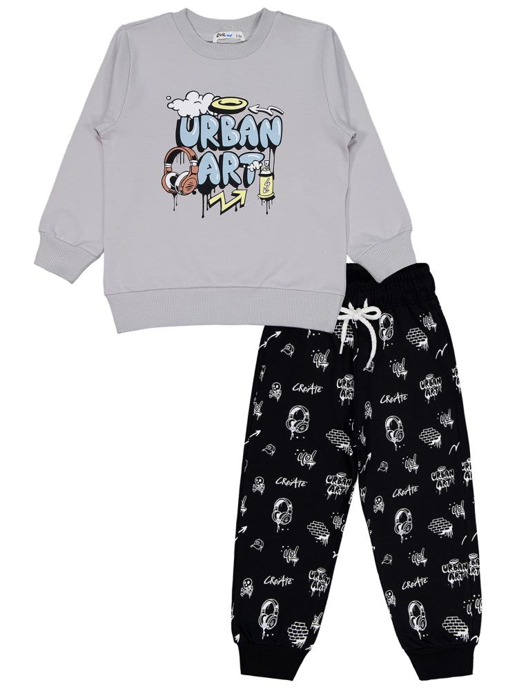 Civil Boys Music Baskılı 2'li Set  2-5 Yaş Takım