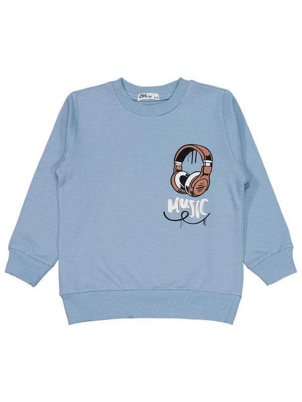 Civil Boys Music Baskılı 2'li Set  2-5 Yaş Takım