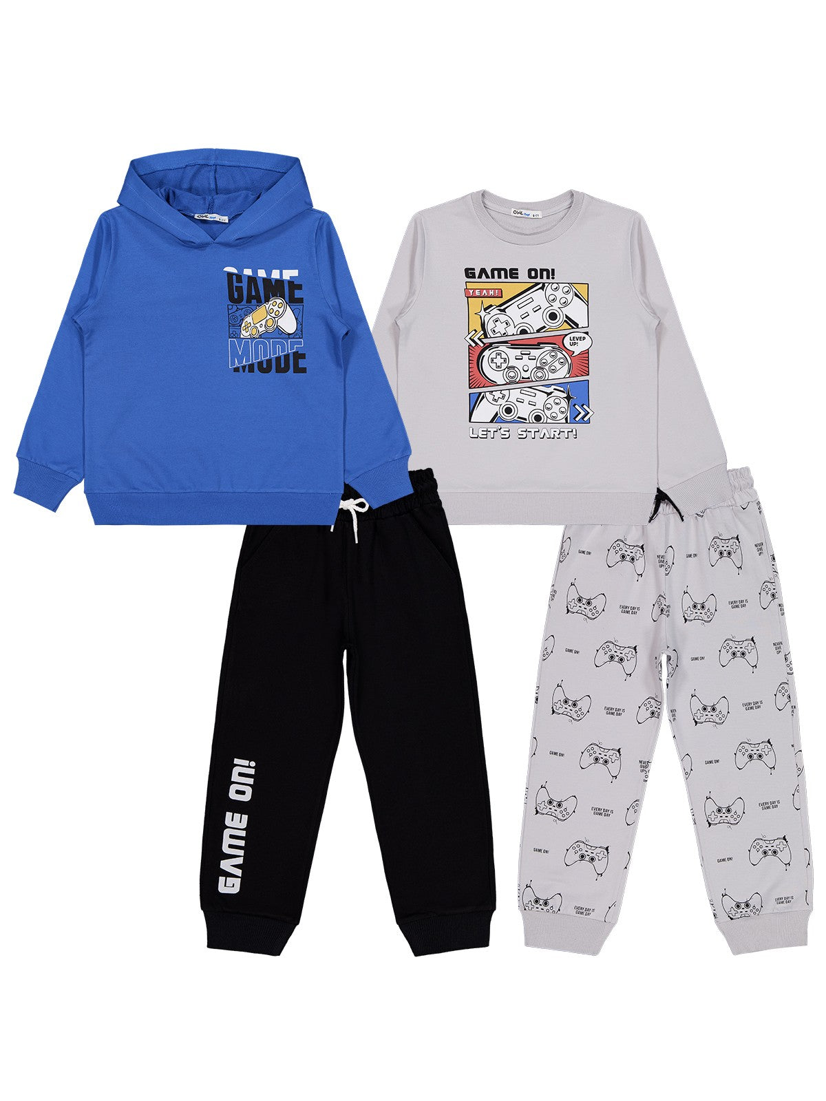 Civil Boys Game On Baskılı 2'li Set 6-9 Yaş Takım