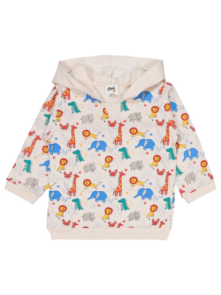 Civil Baby Safari Baskılı 2'li Set 6-18 Ay Takım