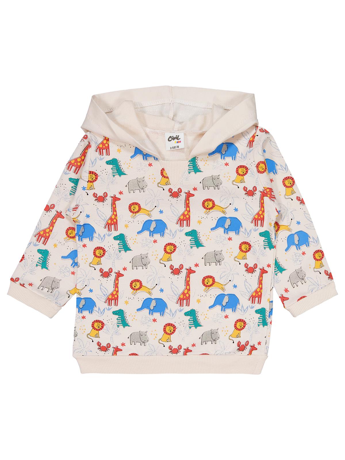 Civil Baby Safari Baskılı 2'li Set 6-18 Ay Takım