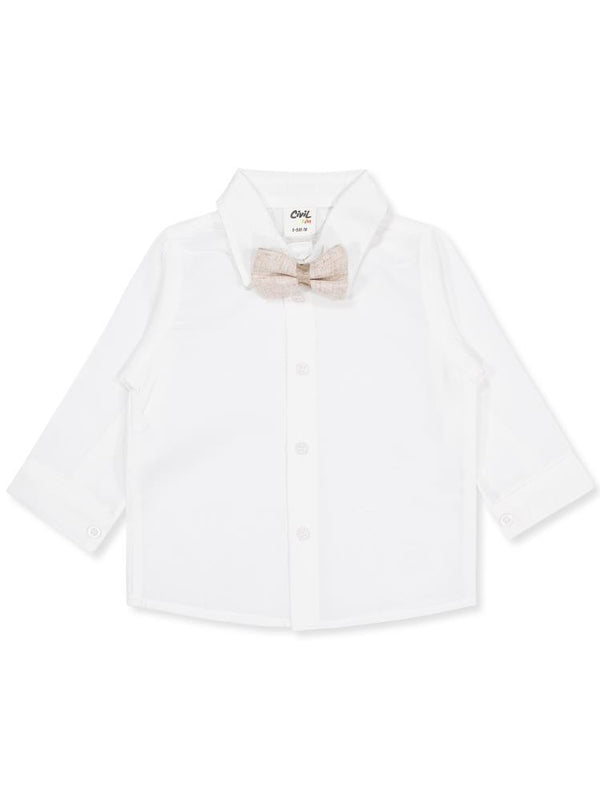 Civil Baby Takım Elbise Görünümlü 6-18 Ay Takım - Bej