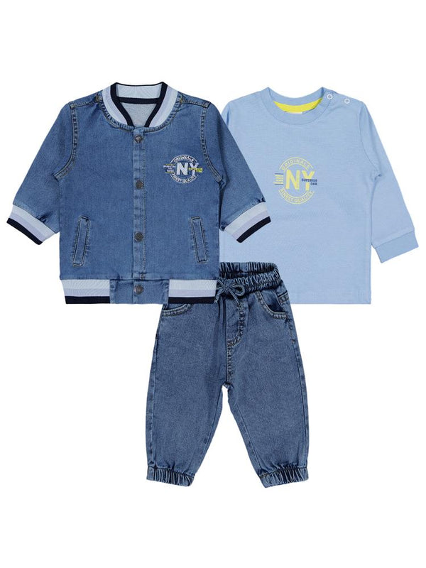 Civil Baby Kot 6-18 Ay Takım - Mavi