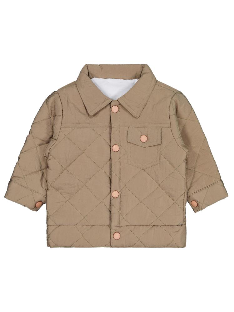 Civil Baby Baklava Desen 6-18 Ay Ceket - Haki