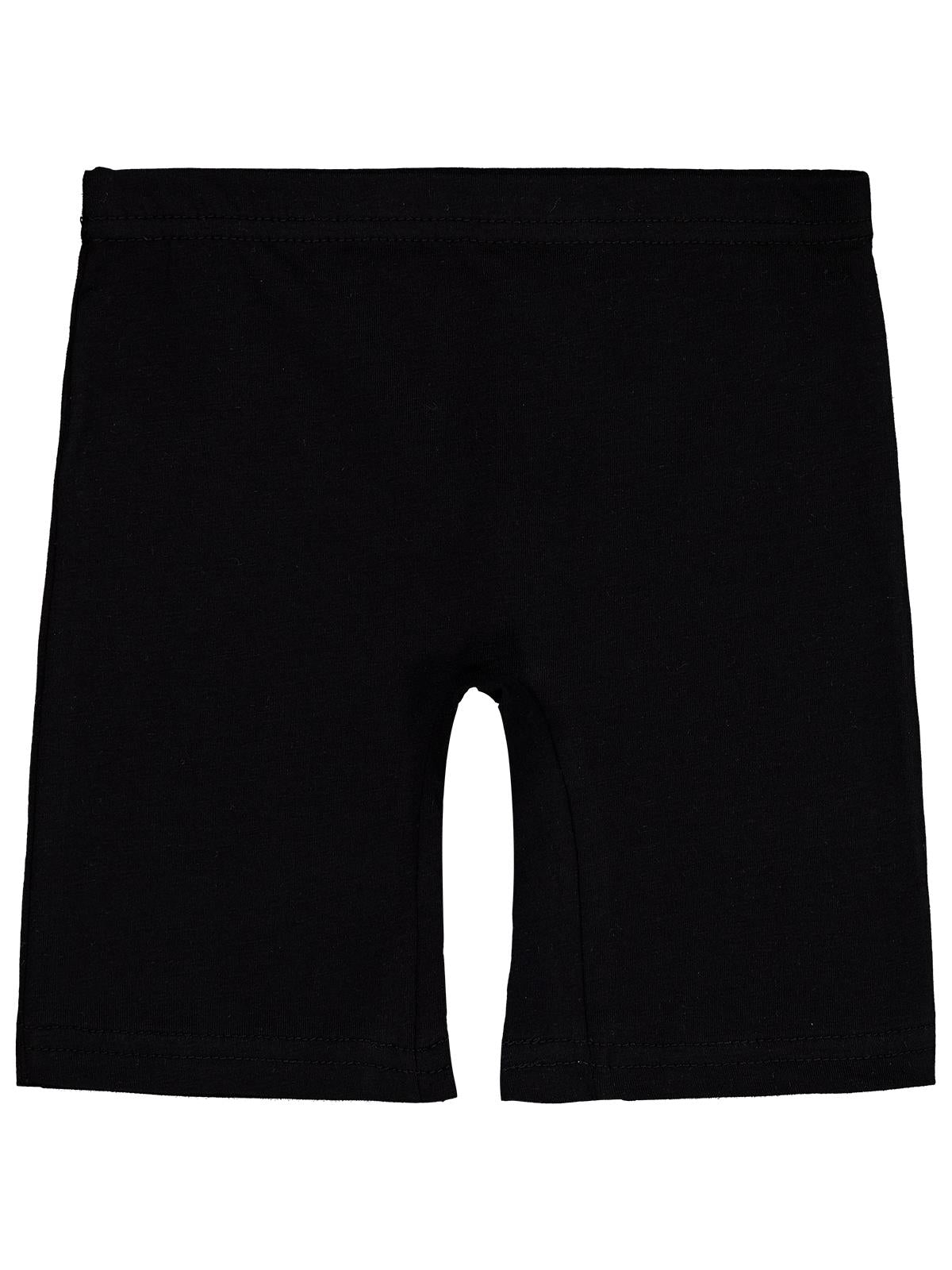 Civil Kız Çocuk Classic Long Boxer | Likralı Süprem | Okul Kreş ve Günlük Kullanım - Siyah