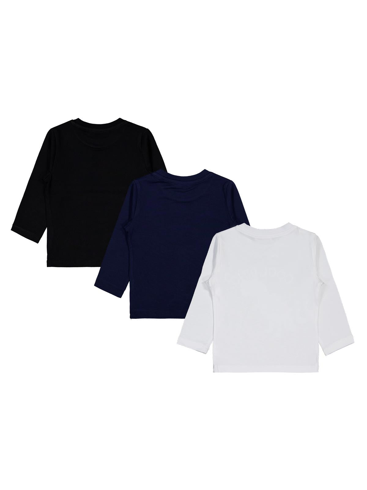 Civil Erkek Çocuk Cool Dino Baskılı 3'lü Set Sweatshirt | Süprem | Okul Kreş ve Günlük Kullanım