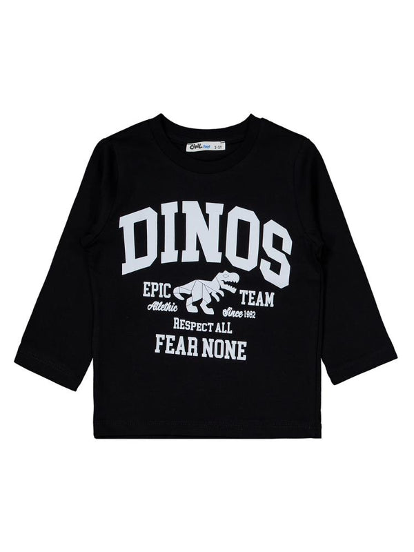 Civil Boys Cool Dino Baskılı 3'lü Set 2-4 Yaş Sweatshirt