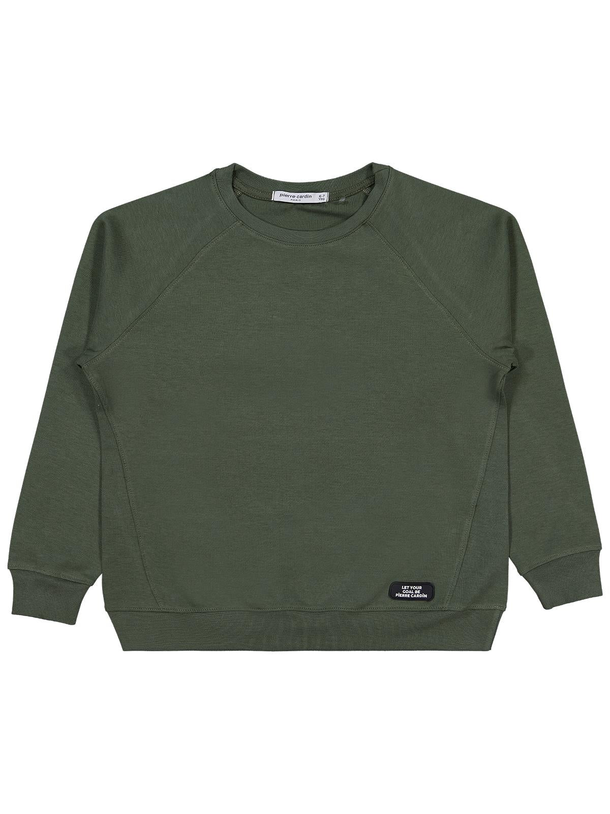 Pierre Cardin Armalı 6-9 Yaş Sweatshirt - Haki