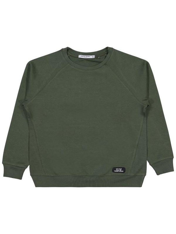 Pierre Cardin Armalı 10-12 Yaş Sweatshirt - Haki