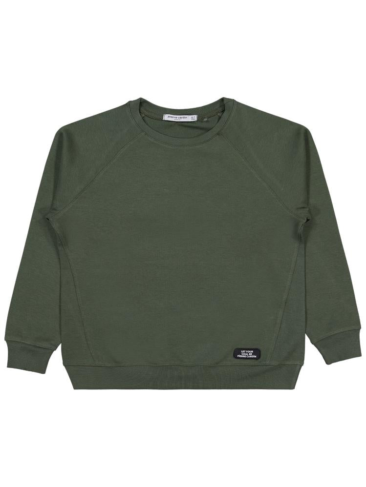 Pierre Cardin Armalı 10-12 Yaş Sweatshirt - Haki
