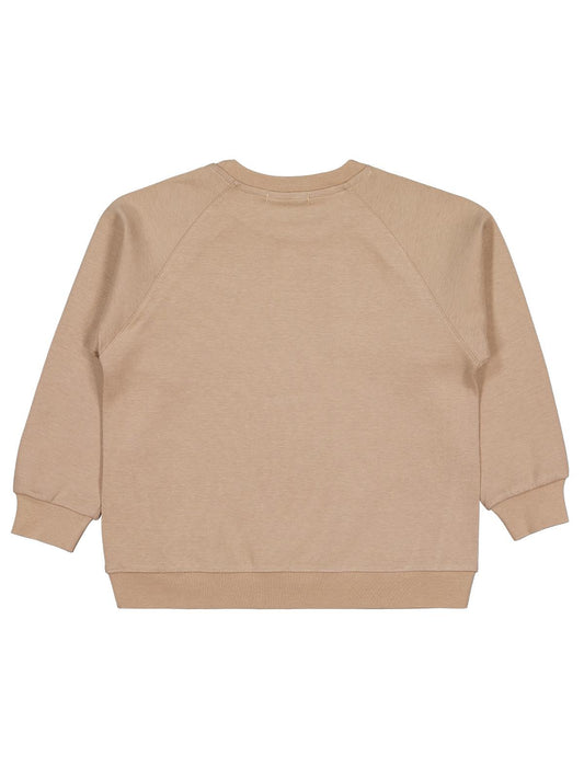 Pierre Cardin Armalı Sweatshirt | Çelik İnterlok Uzun Kol | Okul Kreş ve Günlük Kullanım - Bej