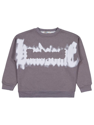 Civil Boys Banosome Baskılı 10-13 Yaş Sweatshirt - Gri