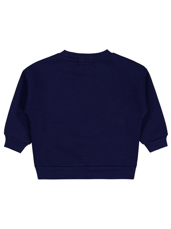 Civil Boys Go Team Tıger Baskılı 2-5 Yaş Sweatshirt - Lacivert