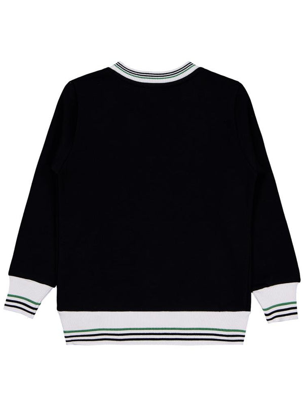 Civil Boys Foreyer Baskılı 6-9 Yaş Sweatshirt - Siyah