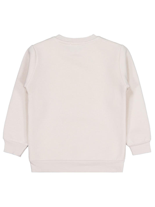 Civil Erkek Çocuk Cou Race Baskılı Sweatshirt | 3 İp Uzun Kol | Okul Kreş ve Günlük Kullanım - Gri