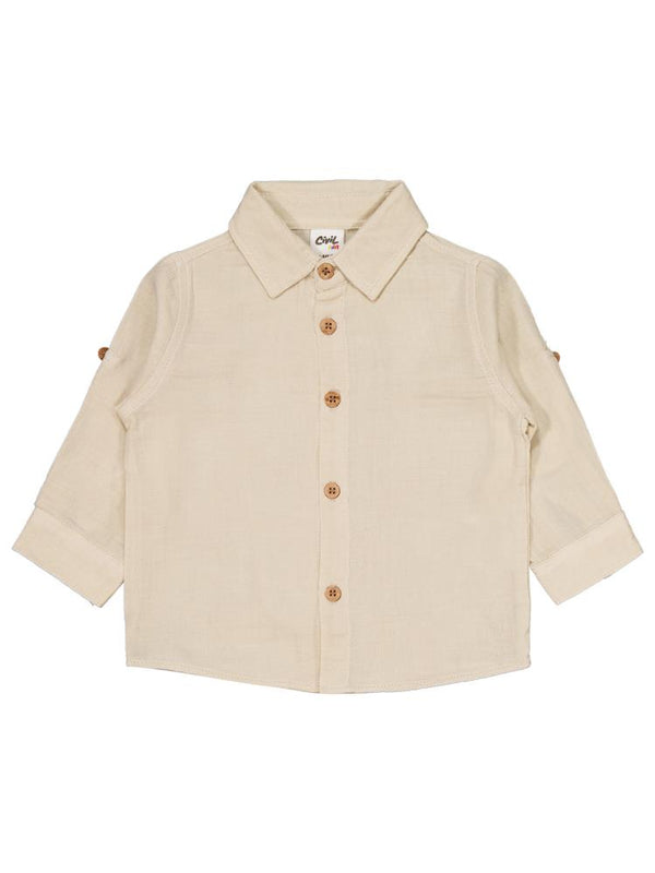 Civil Baby Gömlekli 6-18 Ay Takım - Bej