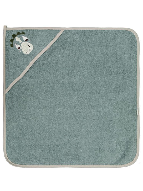 Civil Baby Dinazor Nakışlı Havlu - Haki