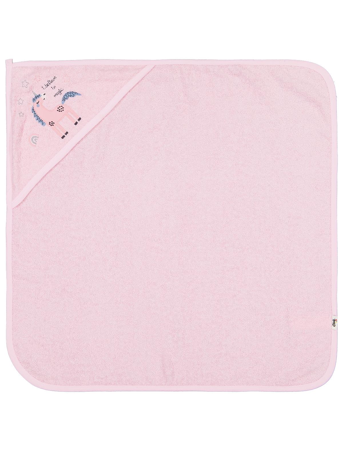 Civil Baby Unicorn Nakışlı Havlu - Pembe