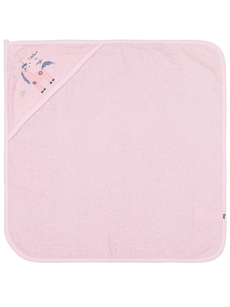 Civil Baby Unicorn Nakışlı Havlu - Pembe