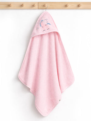Civil Baby Unicorn Nakışlı Havlu - Pembe