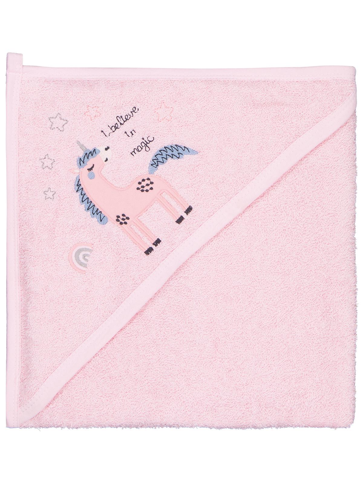 Civil Baby Unicorn Nakışlı Havlu - Pembe