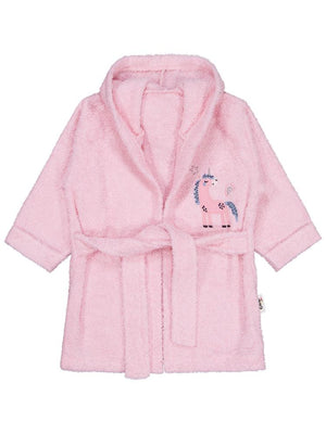 Civil Baby Unicorn Nakışlı 0-24 Ay Bornoz - Pembe