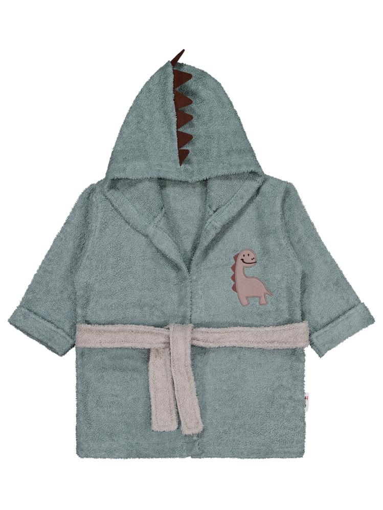 Civil Baby Dinazor Nakışlı 0-24 Ay Bornoz - Haki