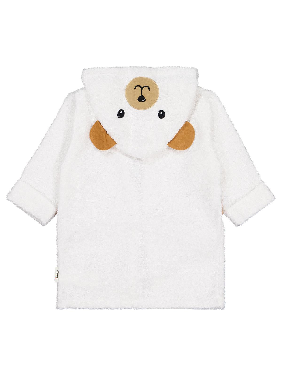 Civil Baby Ayıcık Nakışlı 0-24 Ay Bornoz - Ekru